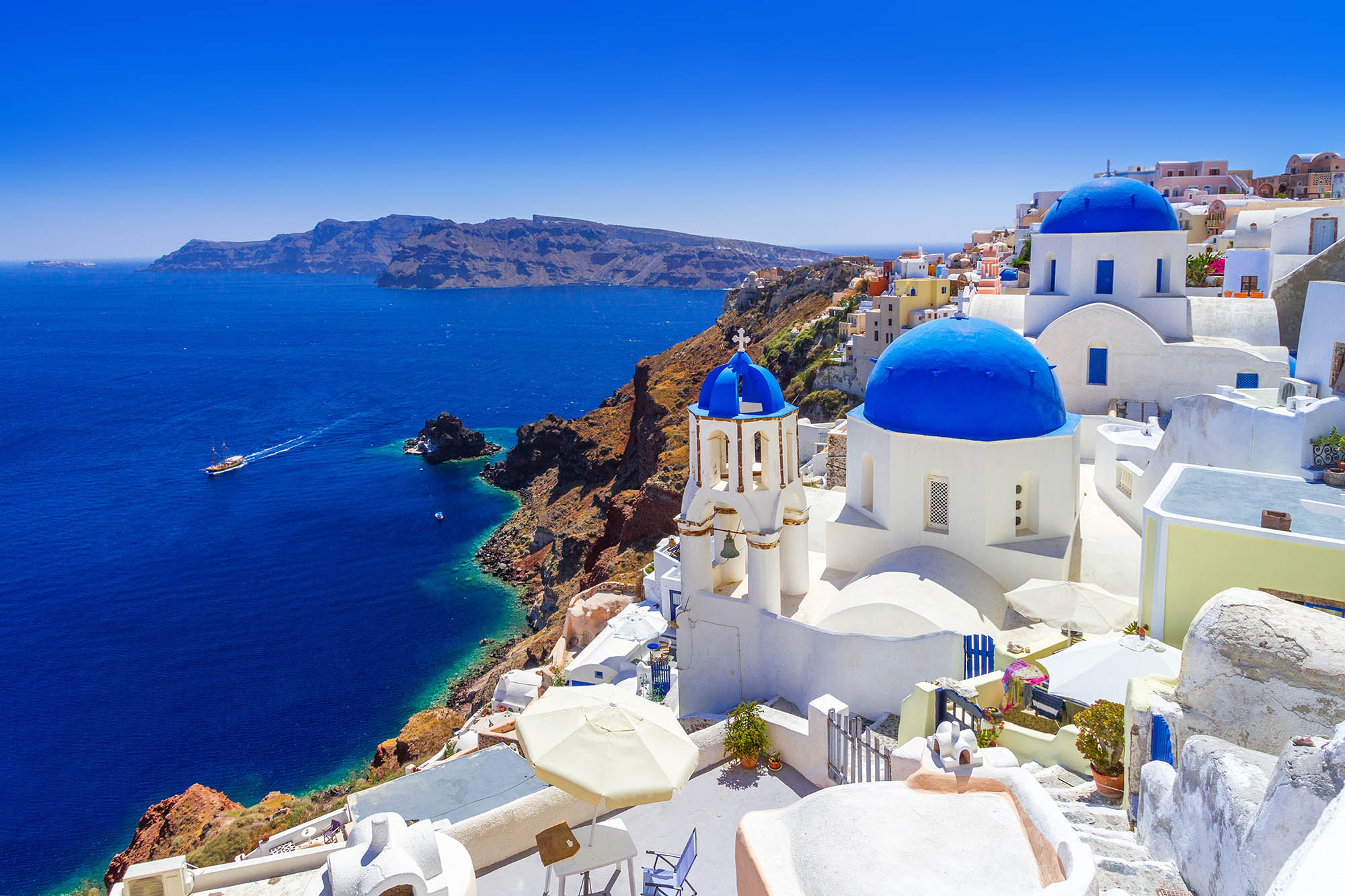Luxury coastal travel destination